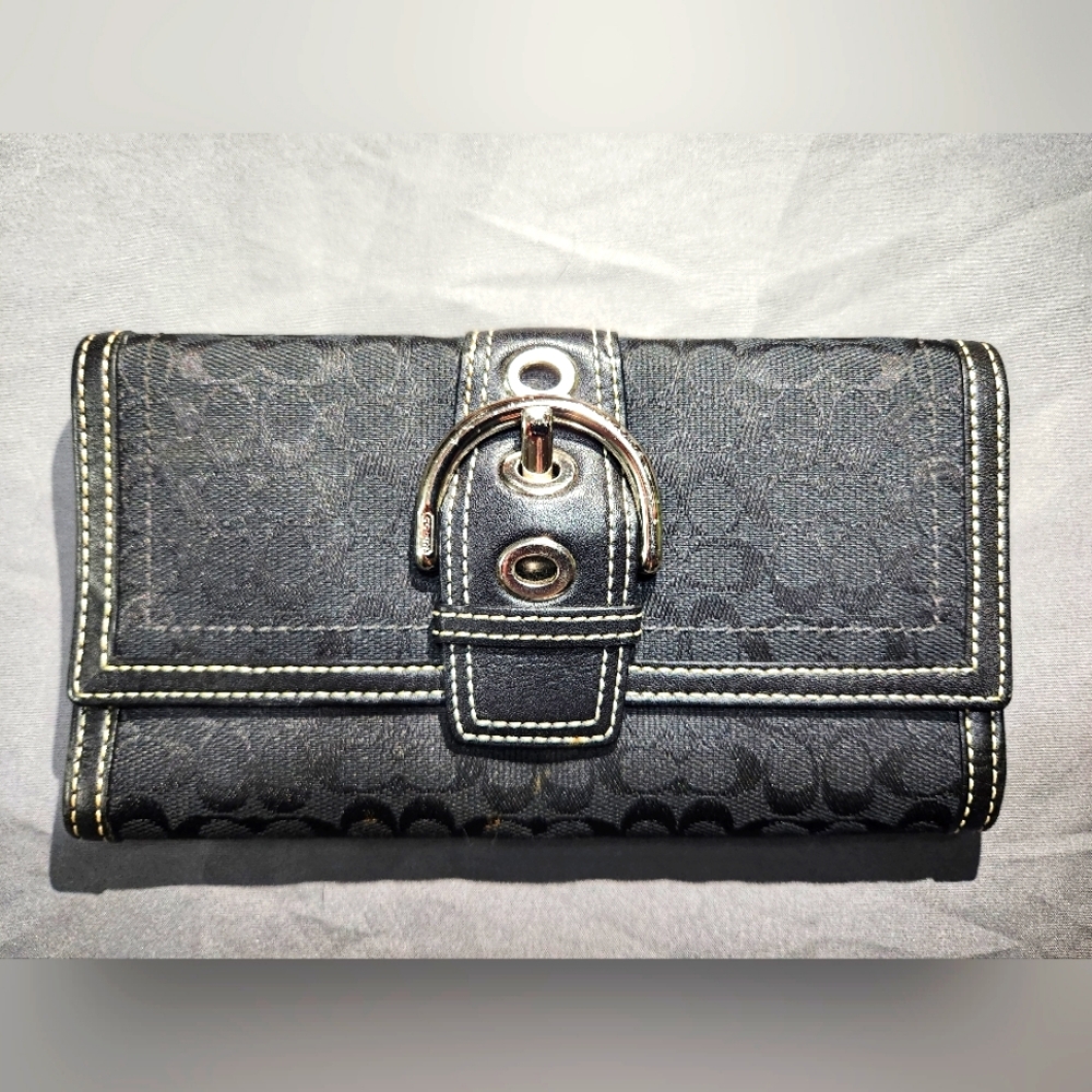 COACH WALLET BLACK
